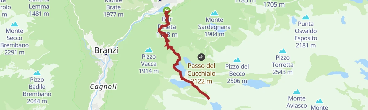 Da Carona al Rifugio Laghi Gemelli
